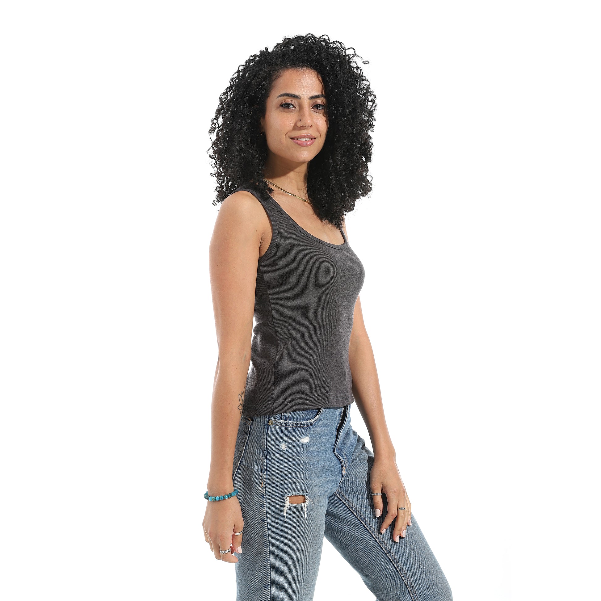 Sharcol Cut Sleeve Top