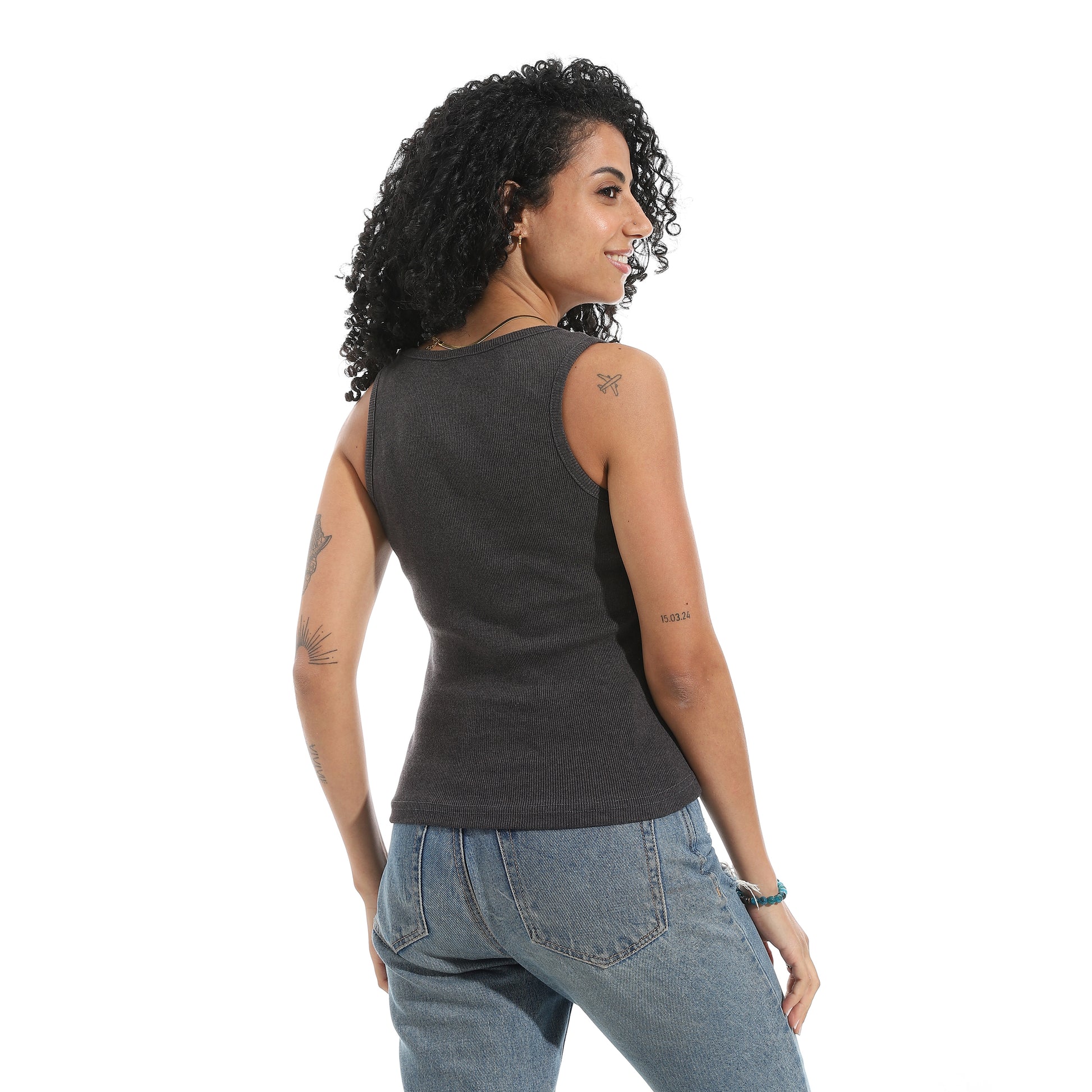 Sharcol Cut Sleeve Top