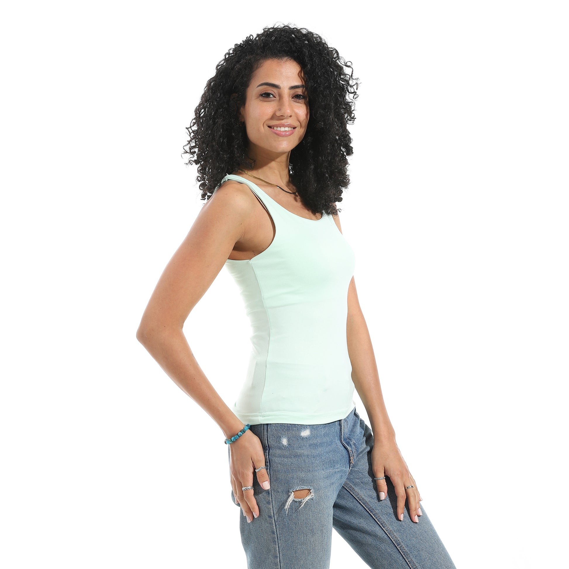 Pistachio Cut Sleeve Top