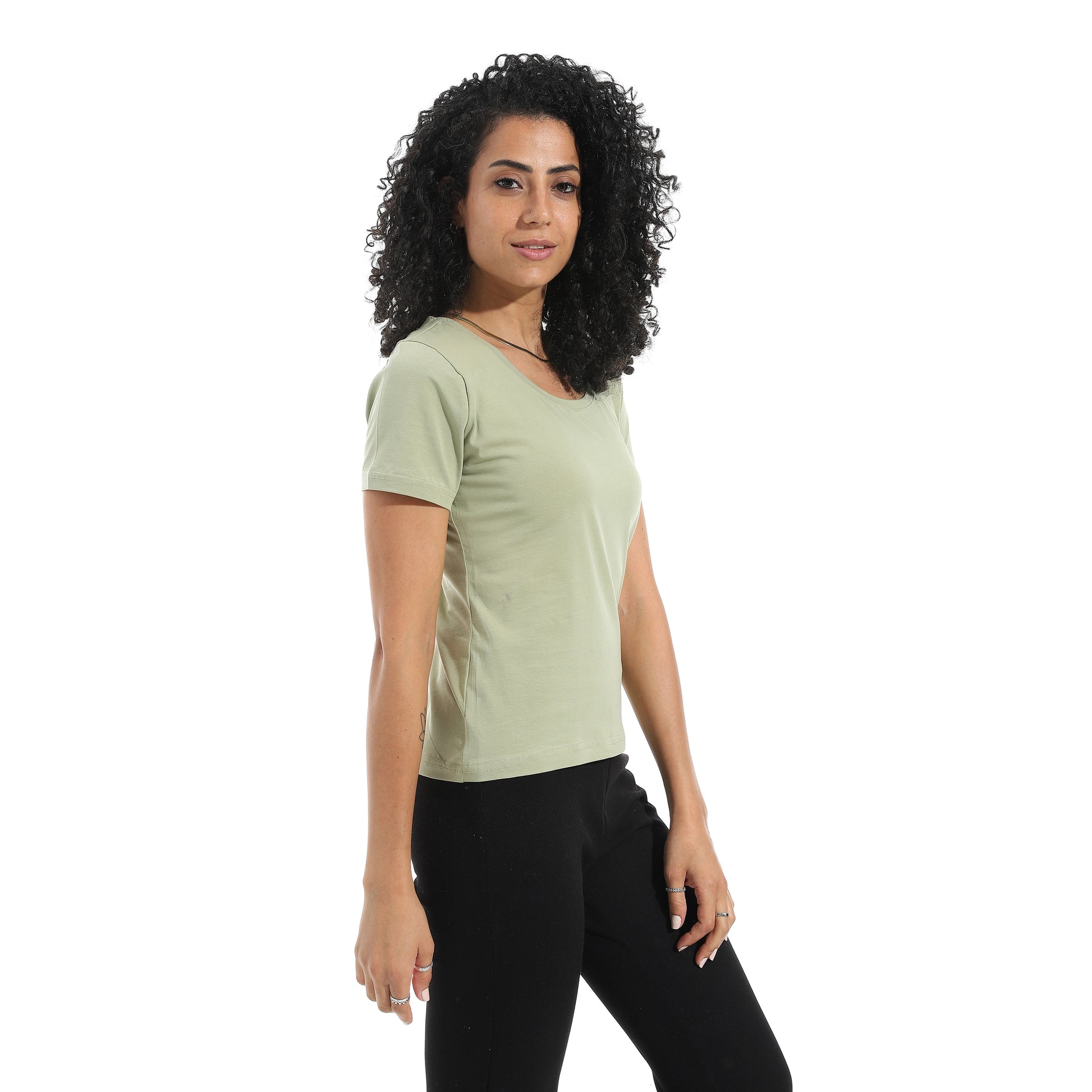 Lightolive Short Sleeve Top