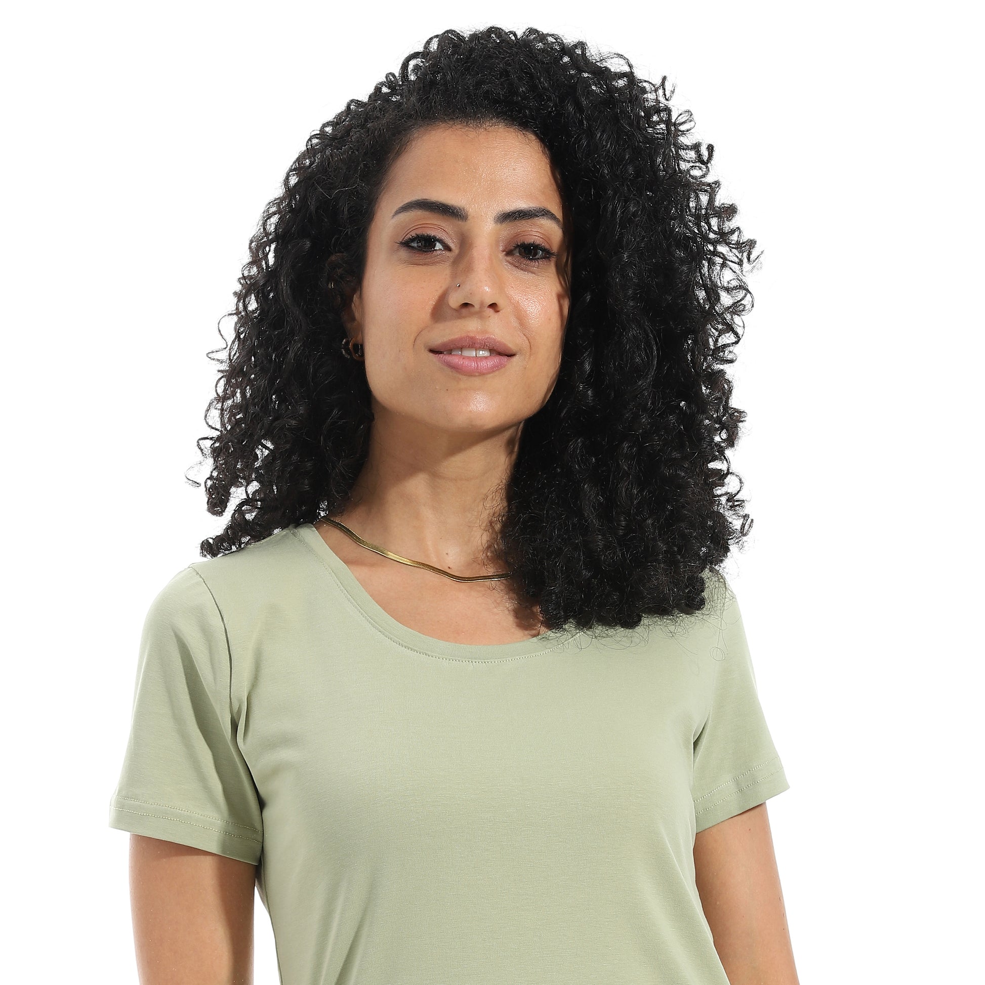 Lightolive Short Sleeve Top