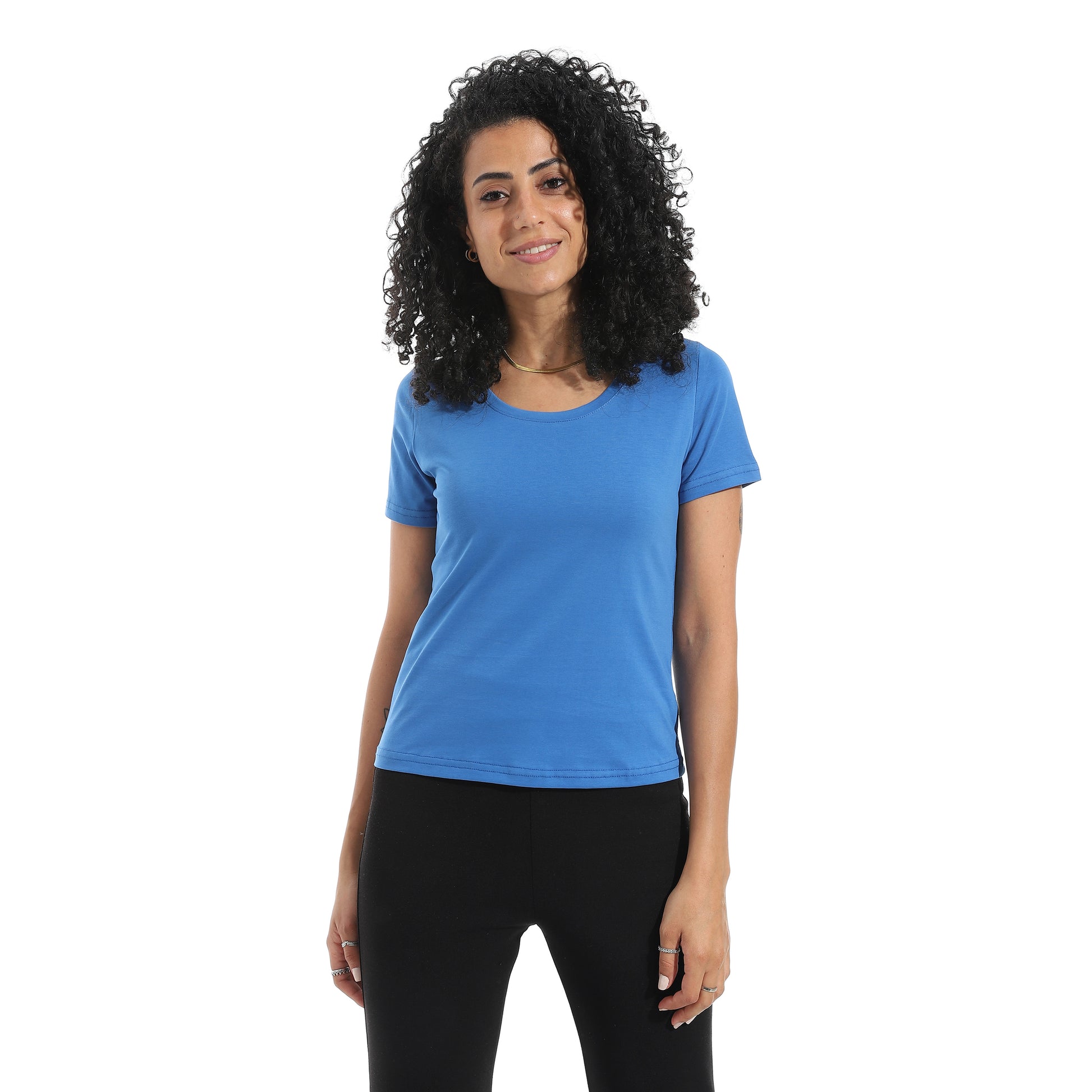Royal Blue Short Sleeve Top