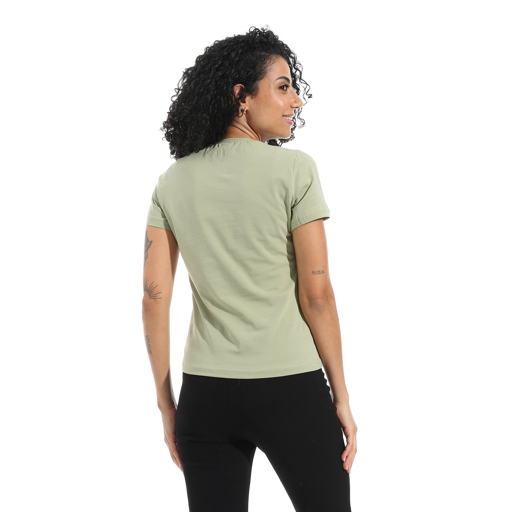 Lightolive Short Sleeve Top