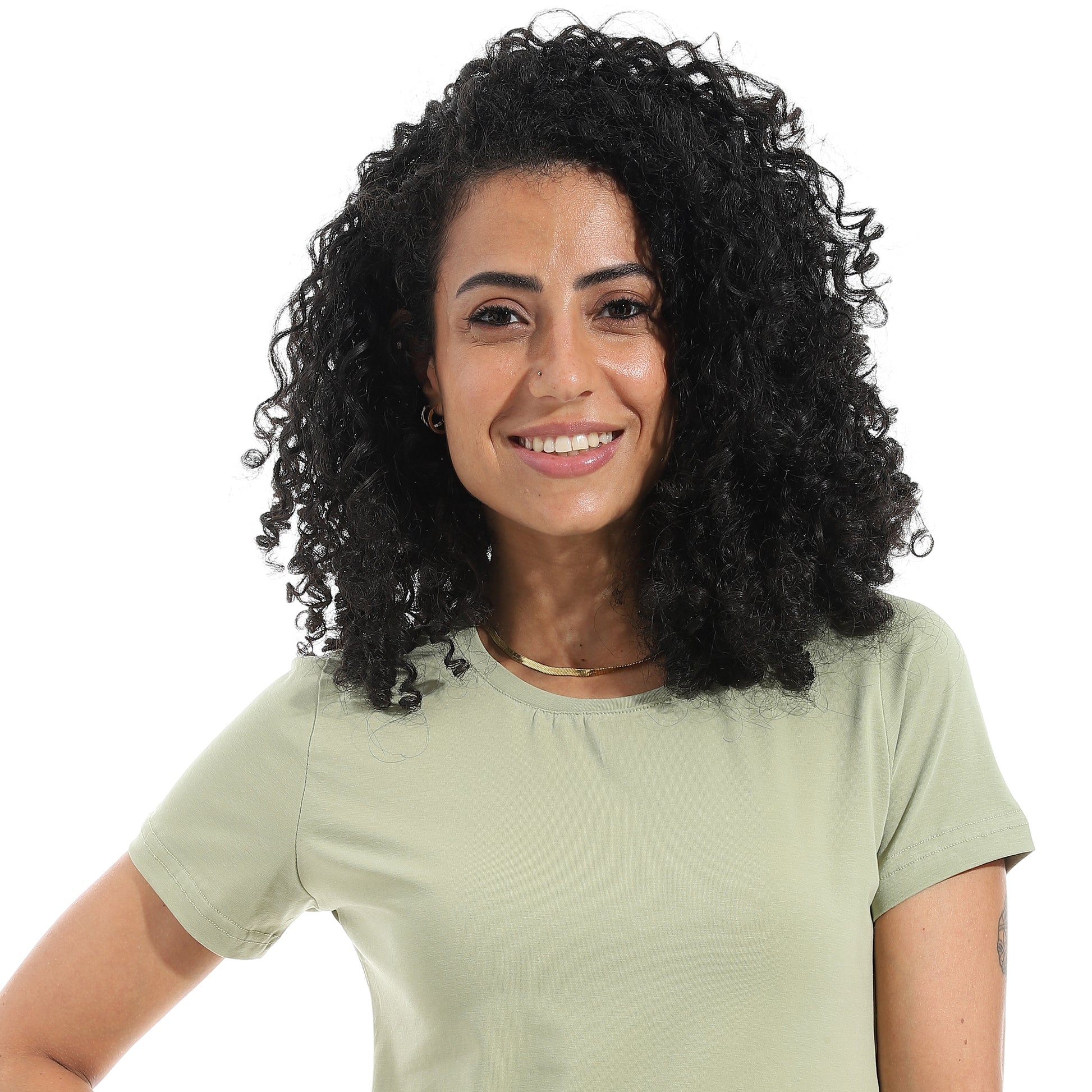 Lightolive Short Sleeve Top