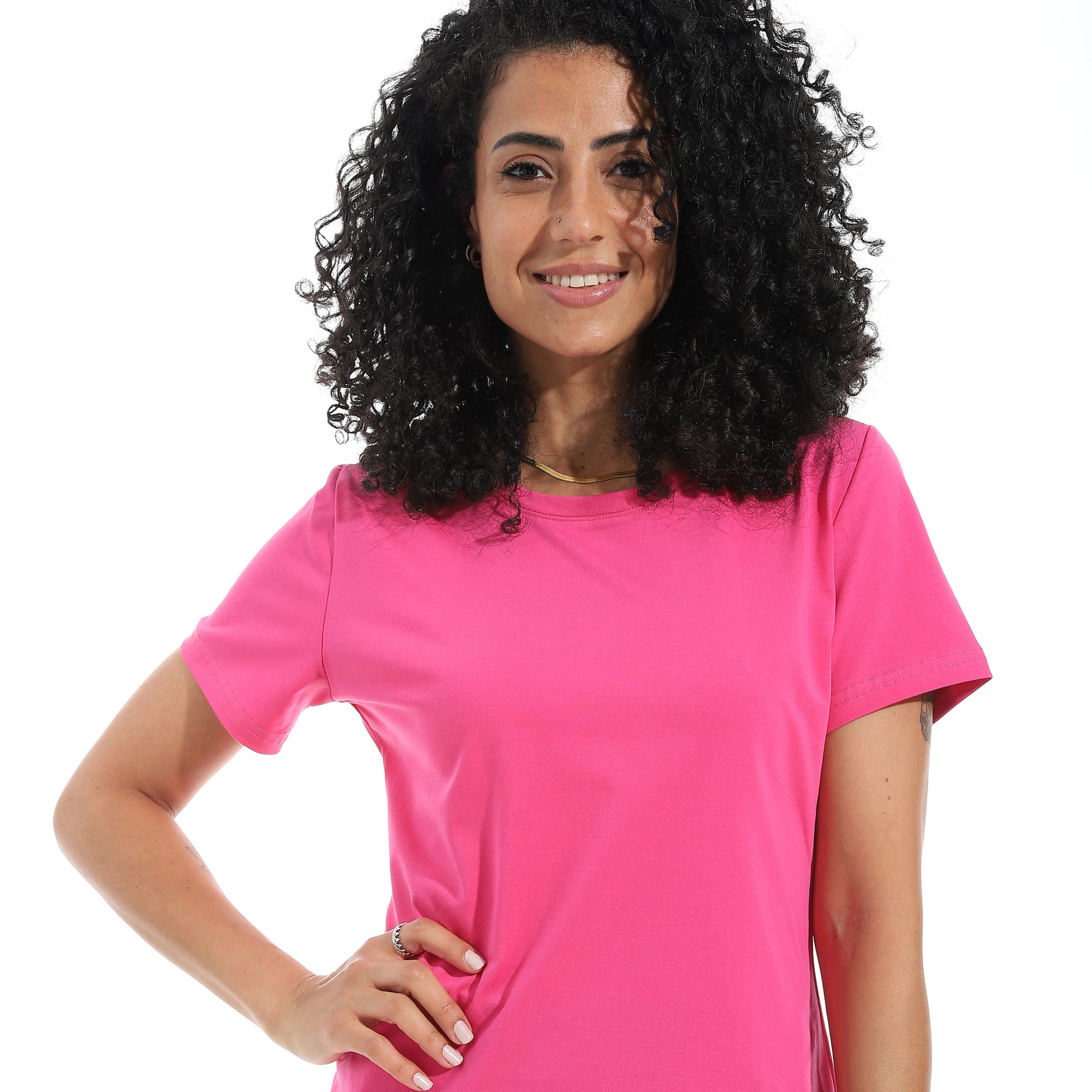 Fushia Short Sleeve Top