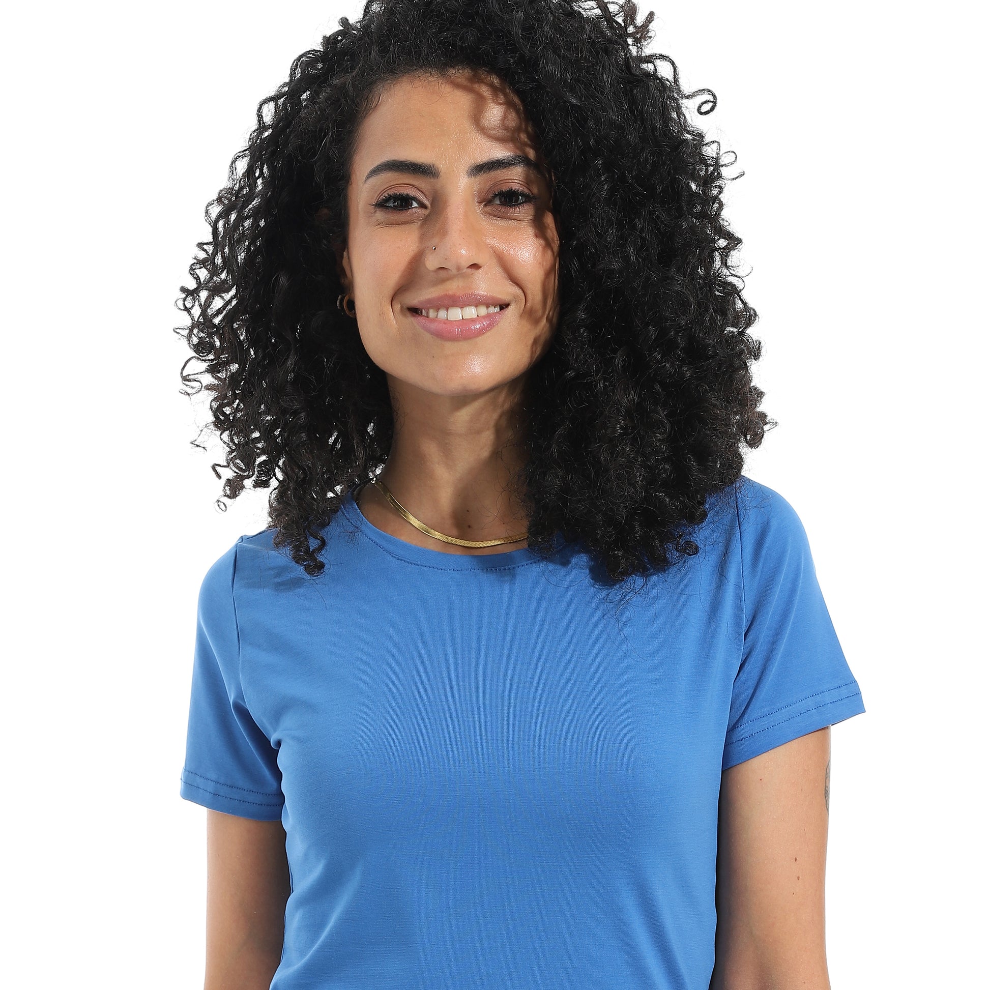 Royal Blue Short Sleeve Top