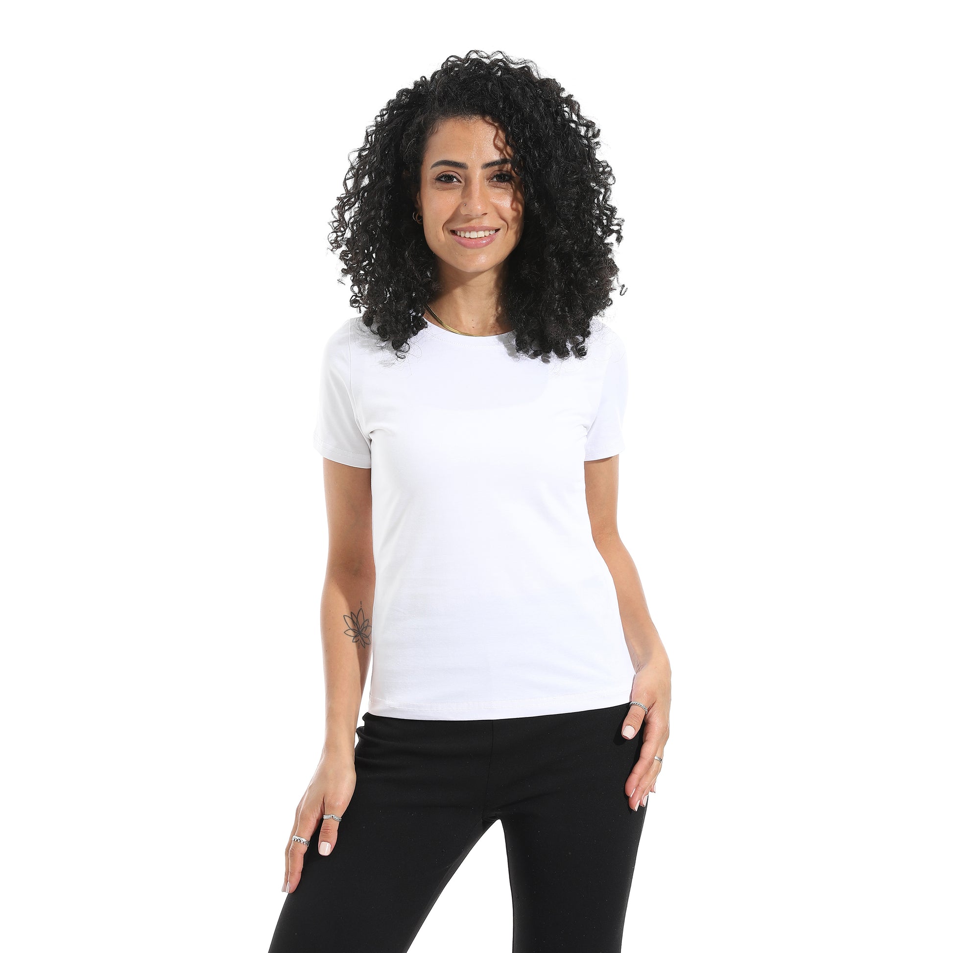White Short Sleeve Top