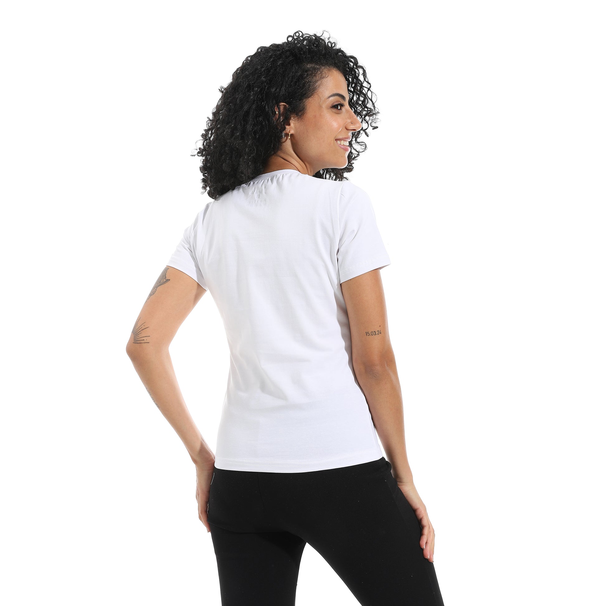 White Short Sleeve Top